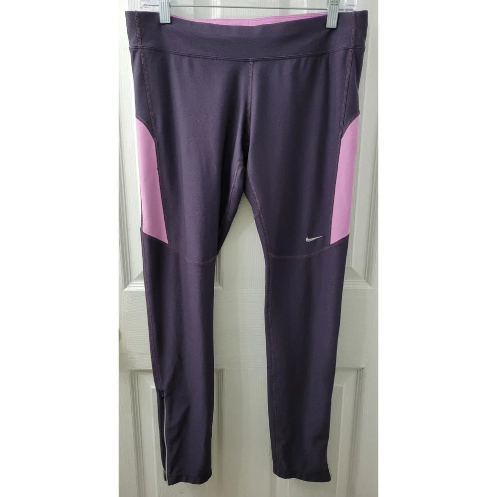 Nike Dri-Fit Leggings Large Ankle Length Inseam 28